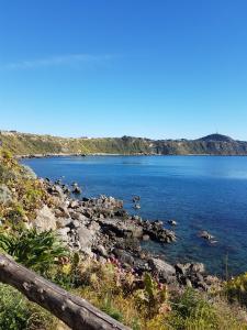 a view of a large body of water at Vico Spina 5 in Milazzo