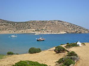 two boats in a large body of water at Kalados Studios in Kalando