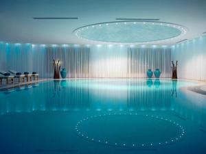 an image of a swimming pool in a hotel at Mitsis Selection Blue Domes in Kardamaina