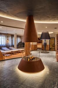 Istumisnurk majutusasutuses Hotel Marmolada