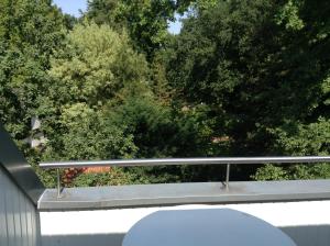 Ein Balkon oder eine Terrasse in der Unterkunft Fewo im Josefinum
