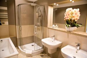 Kúpeľňa v ubytovaní Hotel Polonia