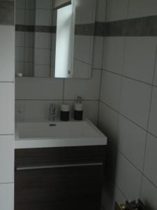 Koupelna v ubytování B&B Les Tchéous