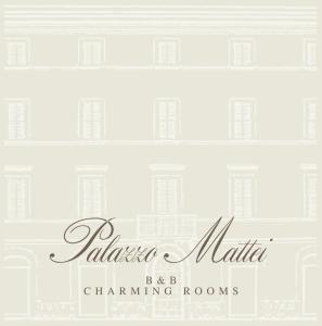 um desenho de um edifício branco com as palavras Malibu Malilla canalizando salas em B&B Palazzo Mattei em Novafeltria