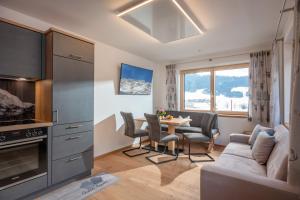Posezení v ubytování otto steiner appartements pension ellmau & wilder kaiser