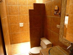 Koupelna v ubytování La Hostería Boutique Hotel