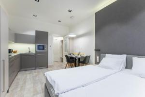 Kuchyňa alebo kuchynka v ubytovaní Lampi Aparthotel Prague