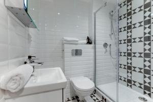Kúpeľňa v ubytovaní Lampi Aparthotel Prague