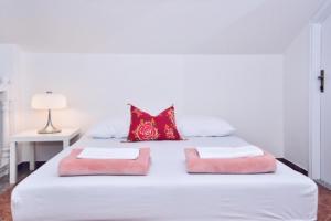 Postel nebo postele na pokoji v ubytování Apartment Marijana Baška