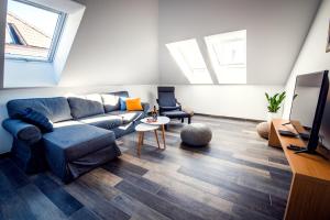 Un lugar para sentarse en Apartmani Sterija