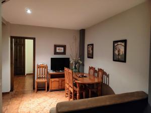 A television and/or entertainment centre at La Garzona