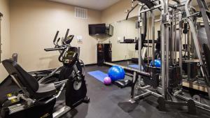 Fitness centrum a/nebo fitness zařízení v ubytování Best Western Plus Zion West