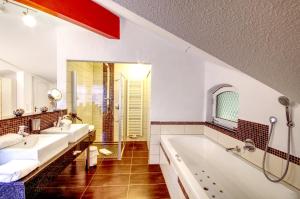 Koupelna v ubytování Hotel Jakob