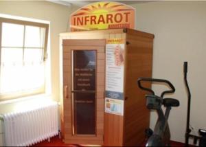 Fitness centrum a/nebo fitness zařízení v ubytování Gasthof Frankenstuben
