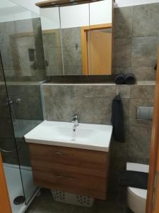 Koupelna v ubytování Place near Casino Mond - Apartma Urška