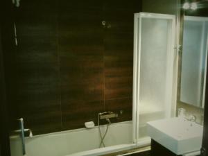 Koupelna v ubytování Hotel Kipseli