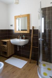 Kúpeľňa v ubytovaní Villa Parenzo 150mt dal mare 8min piedi dal centro