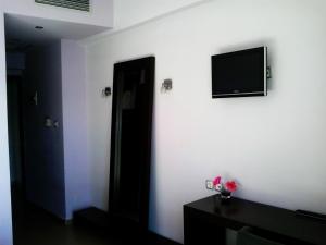 TV a/nebo společenská místnost v ubytování Hotel Kipseli