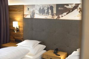 Postel nebo postele na pokoji v ubytování Haus Steffeler