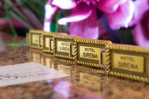 Certifikát, hodnocení, plakát nebo jiný dokument vystavený v ubytování Hotel Sirena
