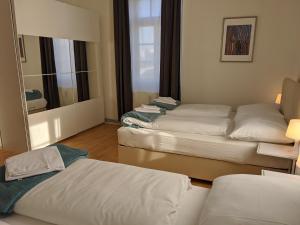 Posteľ alebo postele v izbe v ubytovaní 109 Apartment Bergner 4-8 Pers 68m2