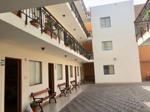 Balkón nebo terasa v ubytování Hostal La Casona