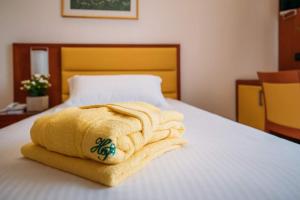 Postel nebo postele na pokoji v ubytování Hotel Terme Antoniano
