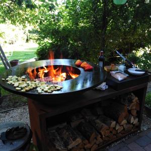 Gril dostupný pro hosty v bed and breakfast