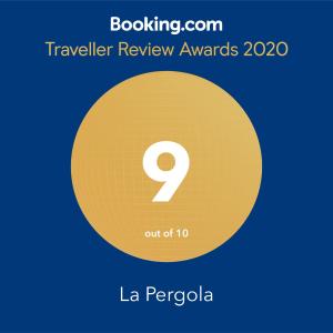 Certifikát, hodnocení, plakát nebo jiný dokument vystavený v ubytování La Pergola B&B