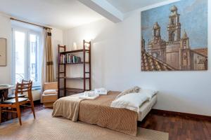 Posteľ alebo postele v izbe v ubytovaní IREX Popolo Square private apartment