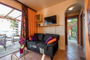 Televiisor ja/või meelelahutuskeskus majutusasutuses Holiday home Maslinova