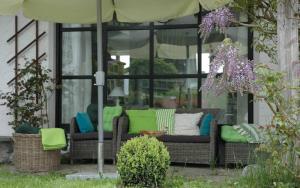 Zahrada ubytování Ferienhaus Nest