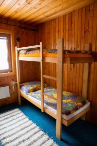 Postel nebo postele na pokoji v ubytování Chata Pohoda pri Jánošíku