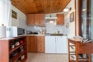 Kuchyň nebo kuchyňský kout v ubytování Apartments Pilicari