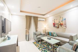 Area soggiorno di Al Muhaidb Residence Al Khobar