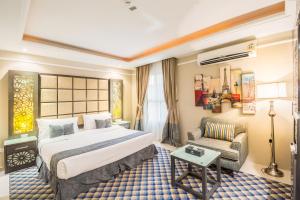 Letto o letti in una camera di Al Muhaidb Residence Al Khobar