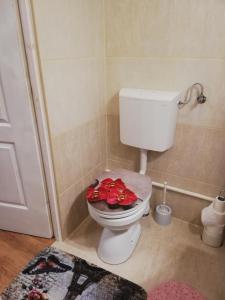 Kúpeľňa v ubytovaní Örökzöld Apartman Szeged
