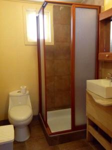 Koupelna v ubytování Quechua Hotel