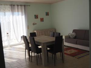 A seating area at Villa Nefeli