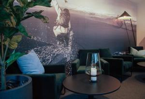 Istumisnurk majutusasutuses Narvik Hotel Wivel