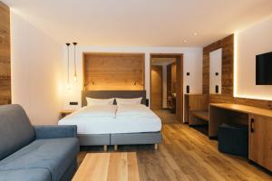 Letto o letti in una camera di Hotel Weisseespitze