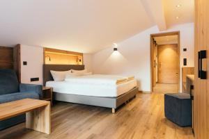 Letto o letti in una camera di Hotel Weisseespitze