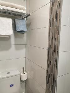 Kúpeľňa v ubytovaní Pension Santiago