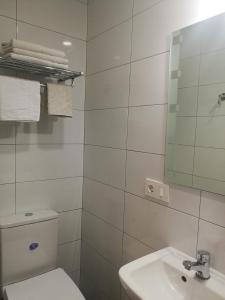 Kúpeľňa v ubytovaní Pension Santiago