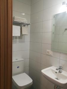 Kúpeľňa v ubytovaní Pension Santiago