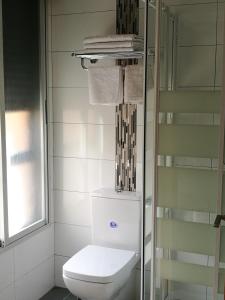 Kúpeľňa v ubytovaní Pension Santiago