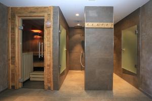 Koupelna v ubytování Landhotel zum Bad