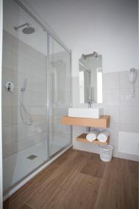 Koupelna v ubytování Guesthouse Porto di Roma