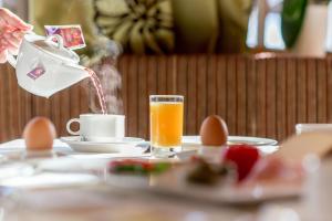 Možnosti snídaně pro hosty v ubytování Hotel Garni Pirchhütt