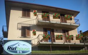 Balkón nebo terasa v ubytování B&B RUFHOUSE